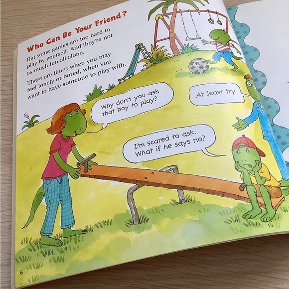 Dino Tales: How To Be A Friend Softcover  Children’s Book - Picture 2 of 9